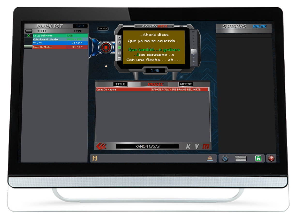 KantaBox Touch Screen Interface