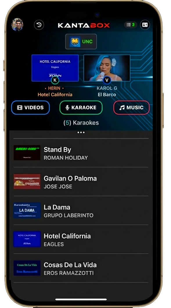 KantaBox Mobile App on iPhone